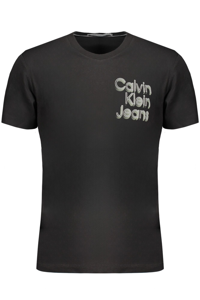 CALVIN KLEIN T-SHIRT MANICHE CORTE UOMO NERO