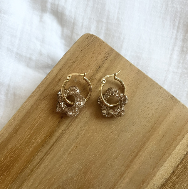 Boucles d’oreilles Aura - Doré