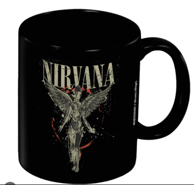 Nirvana Wings Mug Black