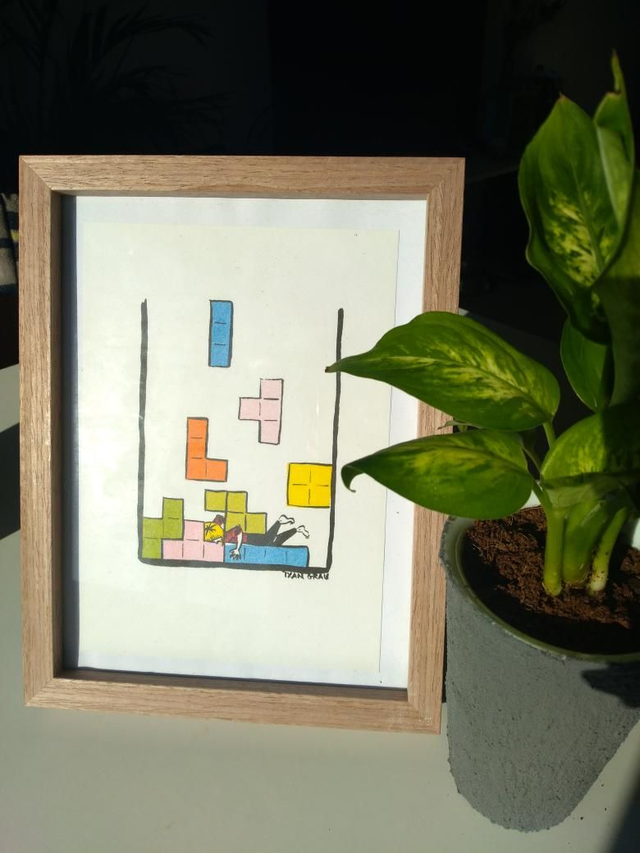 TETRIS RISOGRAFIA TXAN GRAU