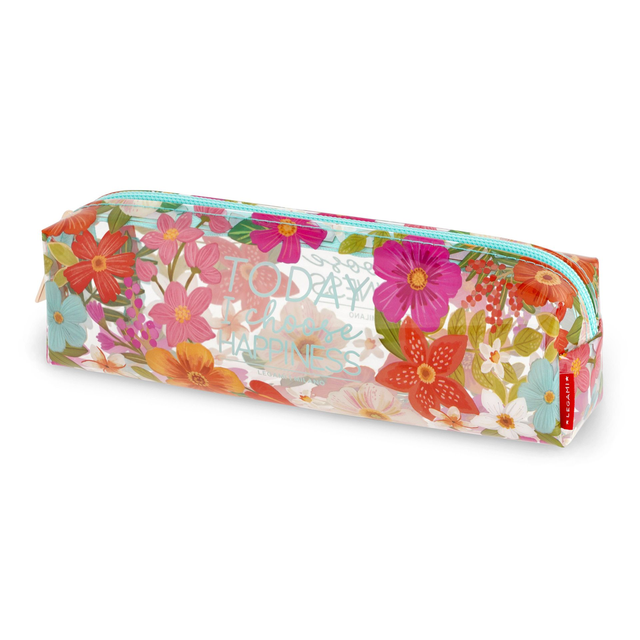 Astuccio Trasparente Flowers - Pencil Case