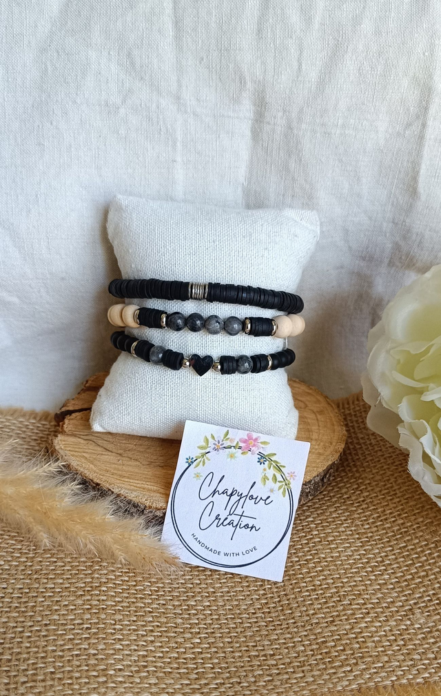 Trio de Bracelets Femme 