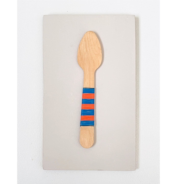 Spoon 4 - small 3D wall sculpture