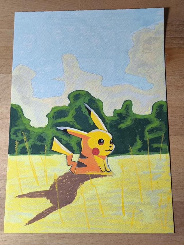 Multi techniques Pikachu A4