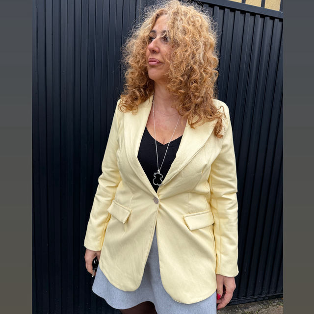 BLAZER POLIPIEL PILI AMARILLO