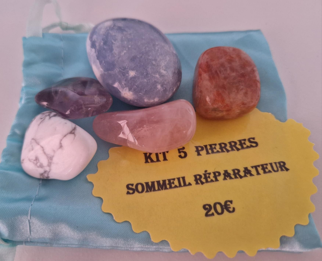 Kit 5 pierres Sommeil réparateur 