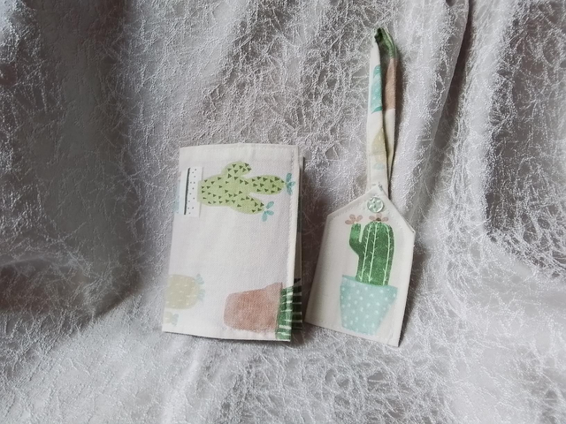 Cactus Passport Cover and Tag