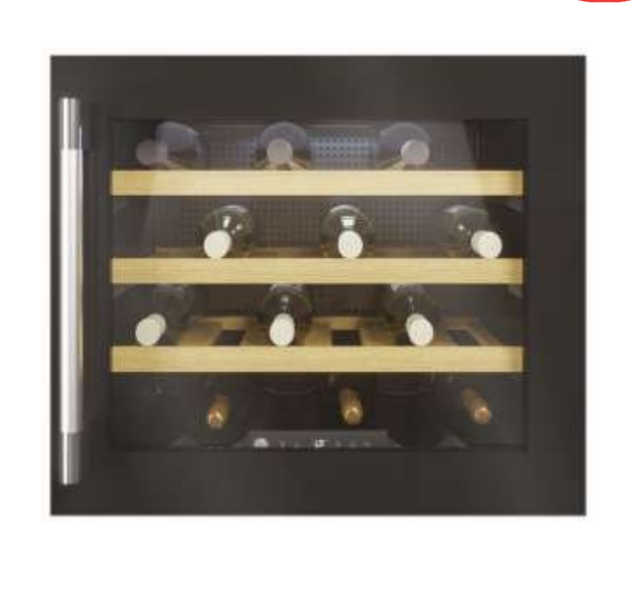 Hoover HWCB45UKBM/1 60cm 24 Bottle Wine Cabinet