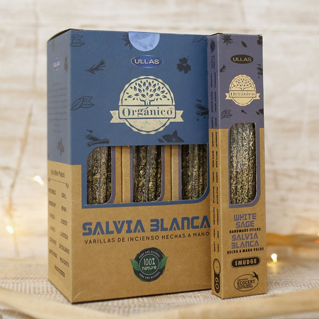 Encens Ullas Organic Sauge blanche 25g