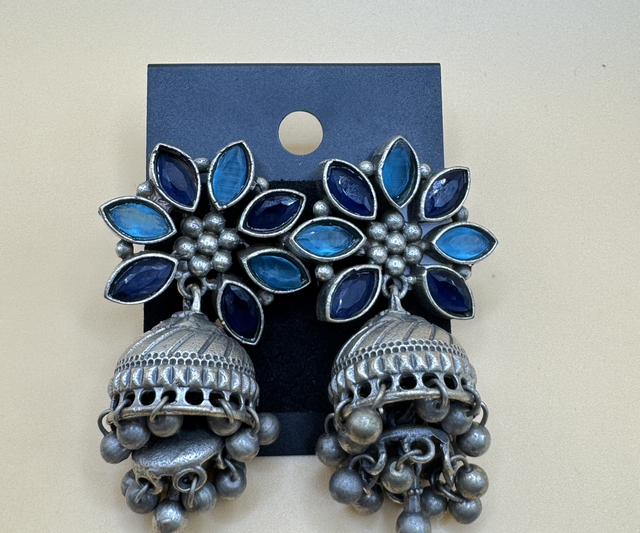 Oxidised ear rings 