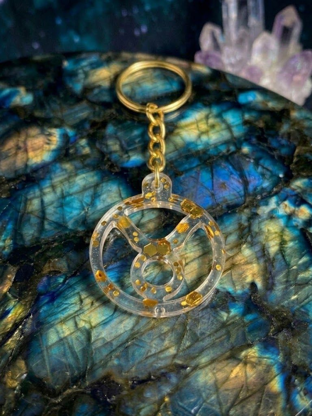 Porte clés Signe Astrologique OR