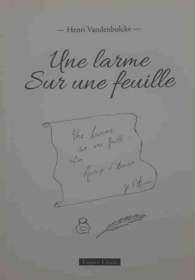 Vandenbulcke Henri- Une larme sur une feuille.  