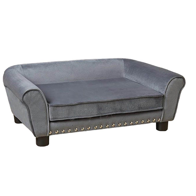 Hundesofa Enchanted Home "Charley", 78,5 x 51 x 30,5 cm, dunkelgrau