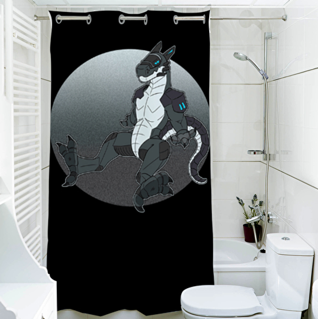 Synth Duschvorhang 140cm x 200cm