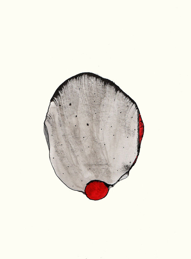 Encre originale et unique pour le livre « Les comptines du week-end ». Titre : Soyons intimes