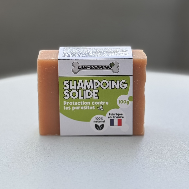 Shampoing Solide Anti‑Parasites (Chien & Chat)