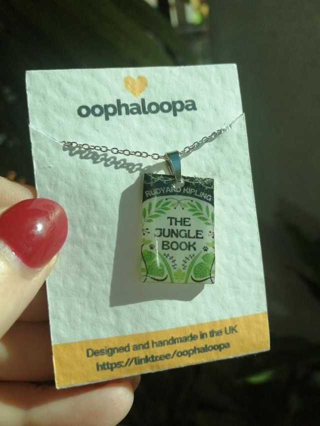 Book necklaces