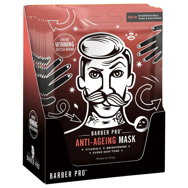 Anti Ageing Face Sheet Mask by Barber Pro