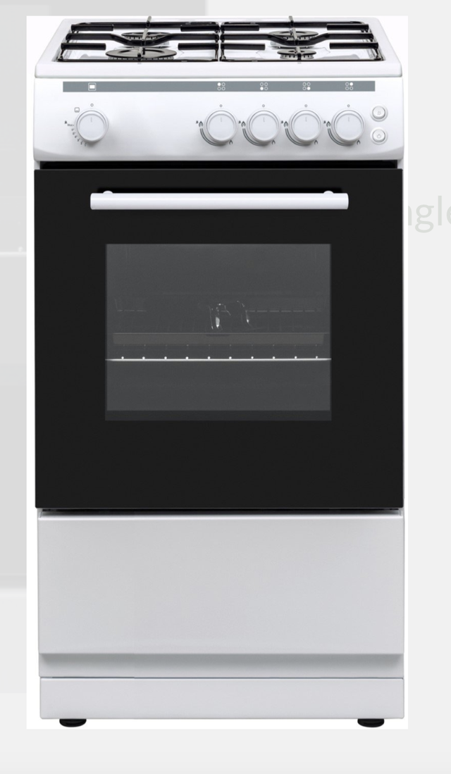    WILLOW 50cm Single Cavity Gas Cooker, White