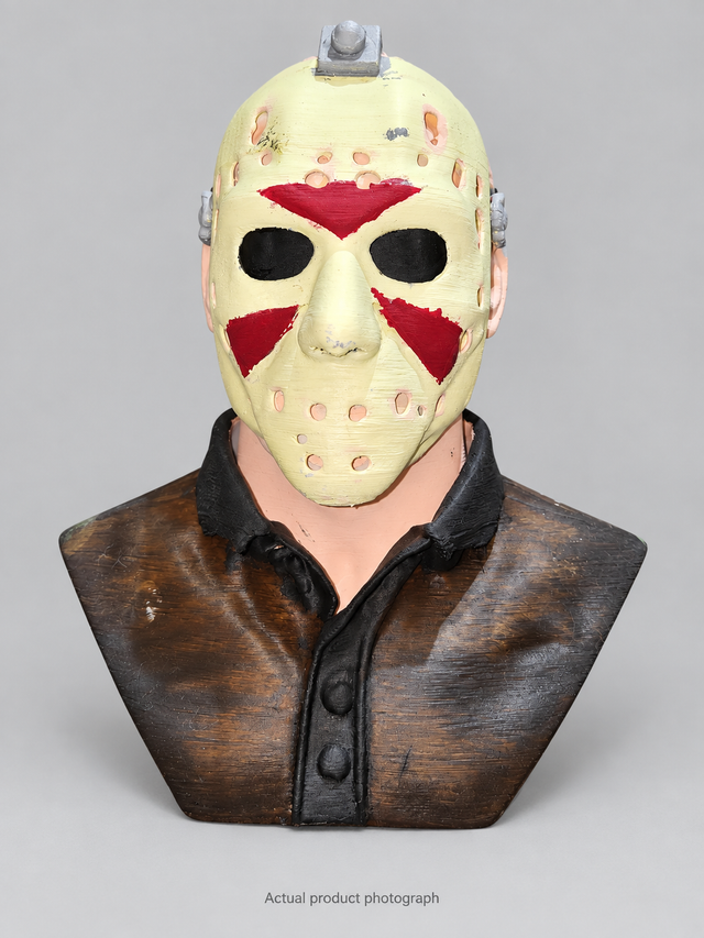 Jason – Hand-Finished Hockey Mask Horror Bust – UK Made