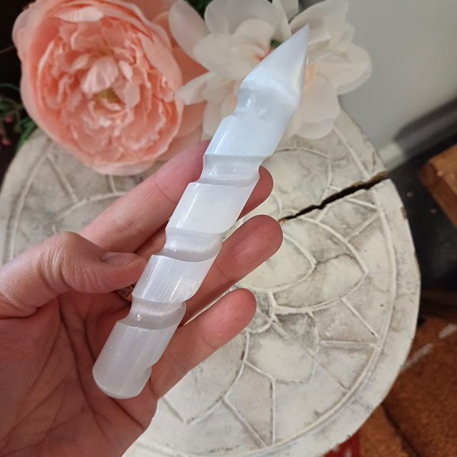 Selenite Wand