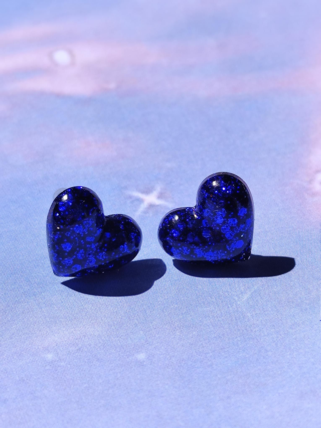Boucles d&#039;oreilles puces Love Me Softly