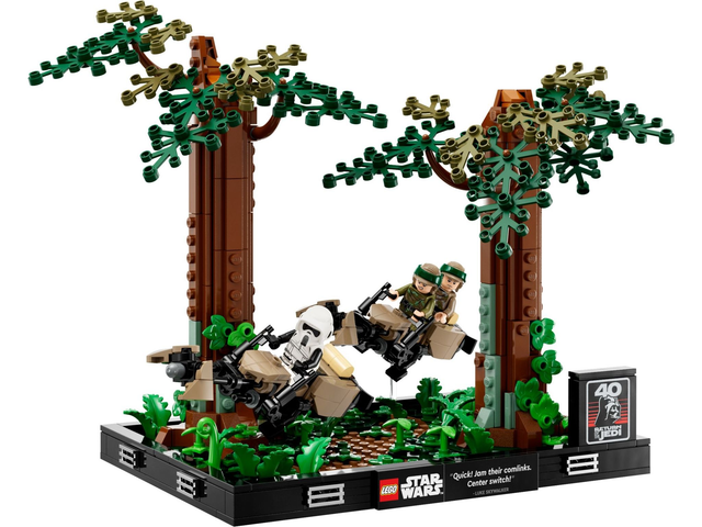 LEGO® Star Wars 75353 Verfolgungsjagd auf Endor™ – Diorama
