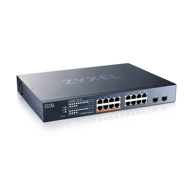 XMG1915-18EP Switch Web Managed 16x 2.5 MGb (8xPoE erog. 180W) + 2x 10GbE SFP+ - Desktop