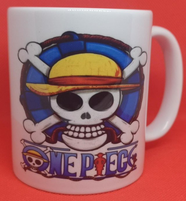 Custom Unofficial Printed One Piece Logo 11oz Coffee Mug. 