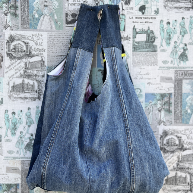 SHOPPER IN DENIM REVERSIBILE