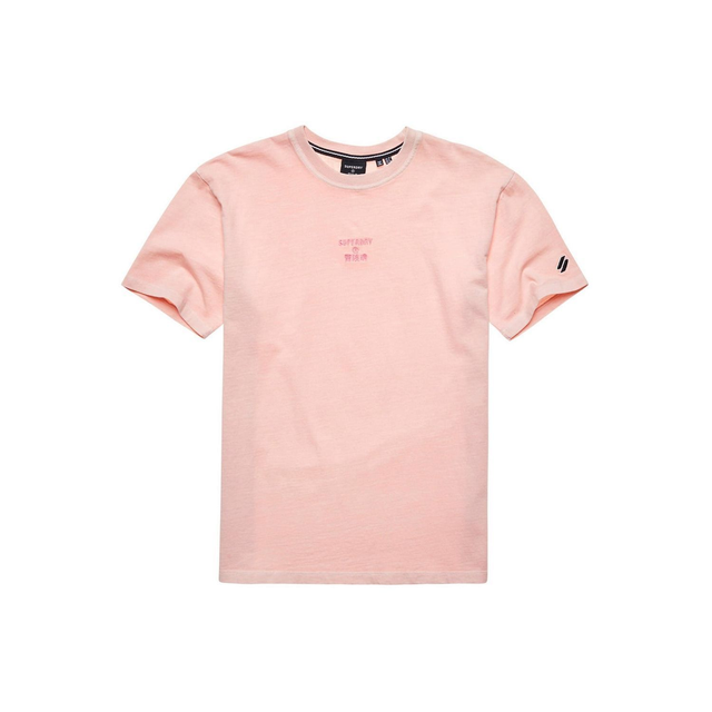 B19056F8 - SUPERDRY T-shirt vintage donna oversize ricamo sul petto