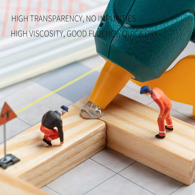 Blackspur mini hot glue sticks 7.2mmm x 100mm 10/pk hot melt glue sticks