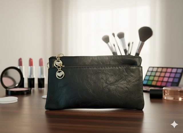 Trousse maquillage noir