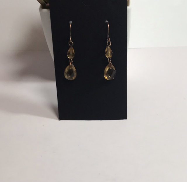 Brown Simple Vintage Dangling Earrings-BDVD34