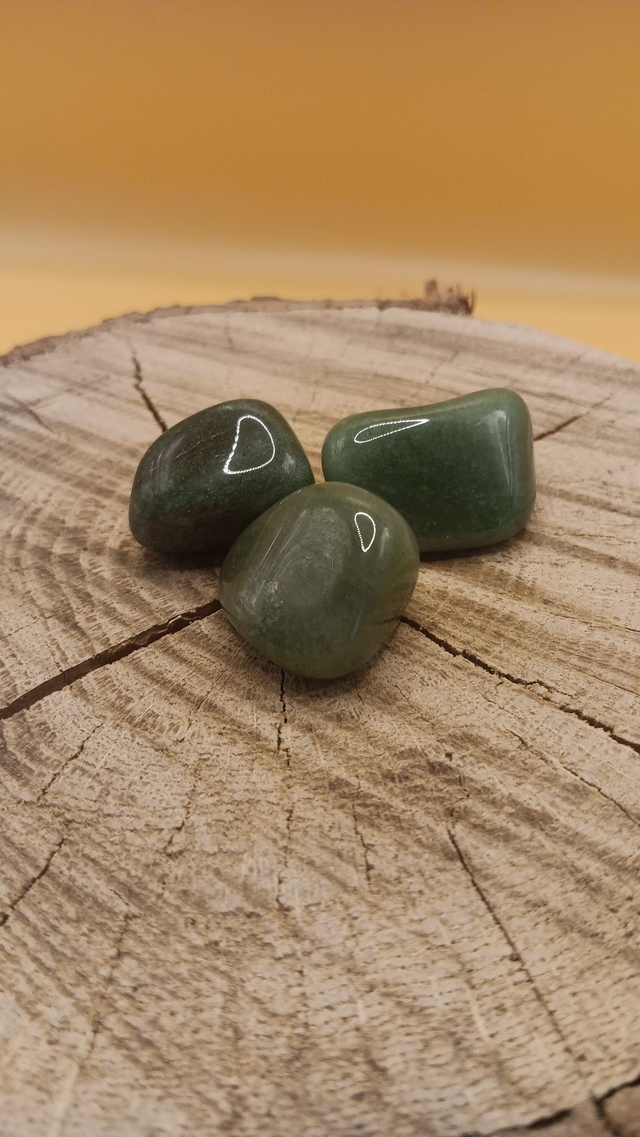 Pierre roulée Aventurine verte