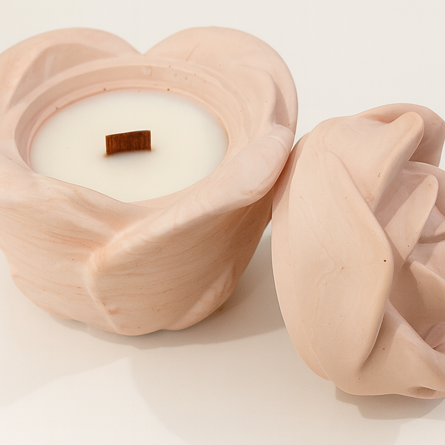 Bougie parfumée "La Rose" - Romantique