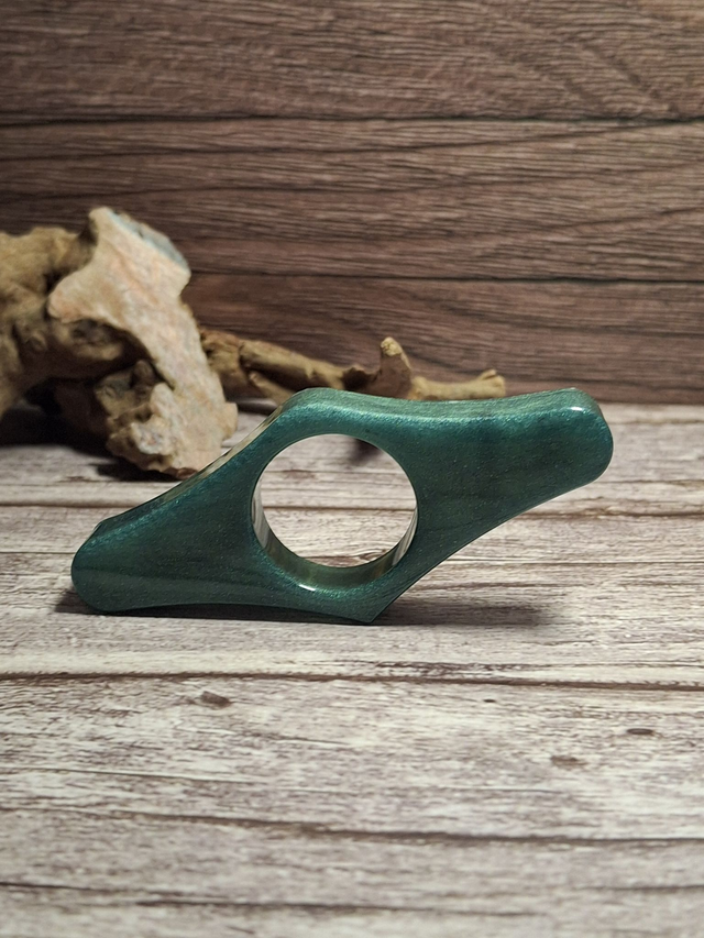 Bague de lecture shuriken en résine epoxy- Book Holder artisanal