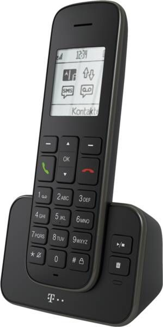 Telekom. Voice Festnetz-Telefon Sinus A 207 Schwarz