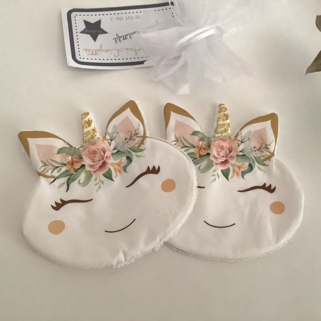 Pochon de 2 z’ani lingettes licorne