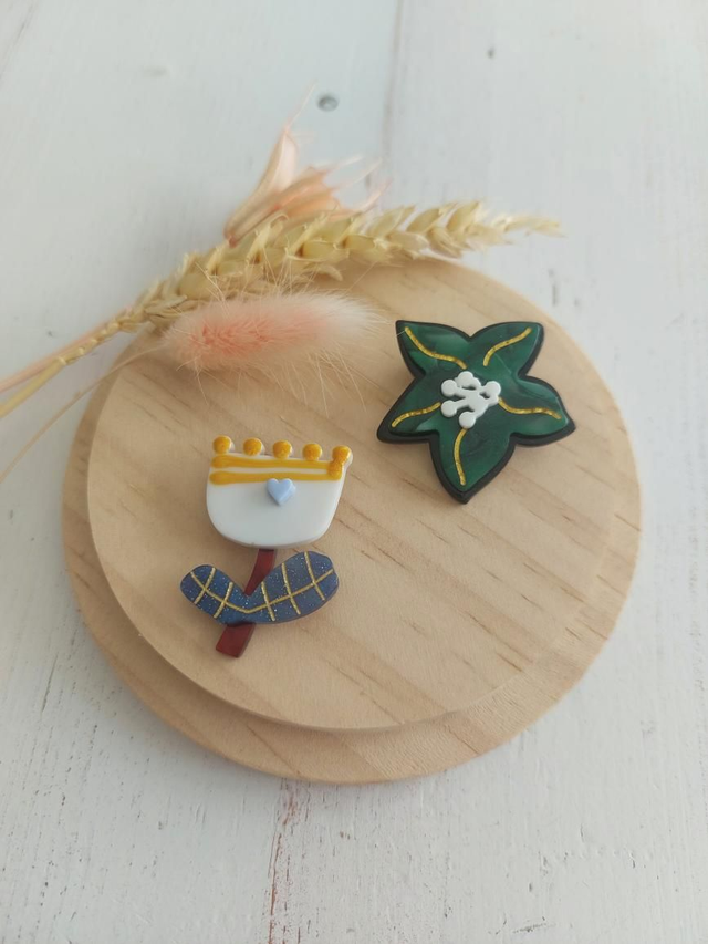 Broche fleur