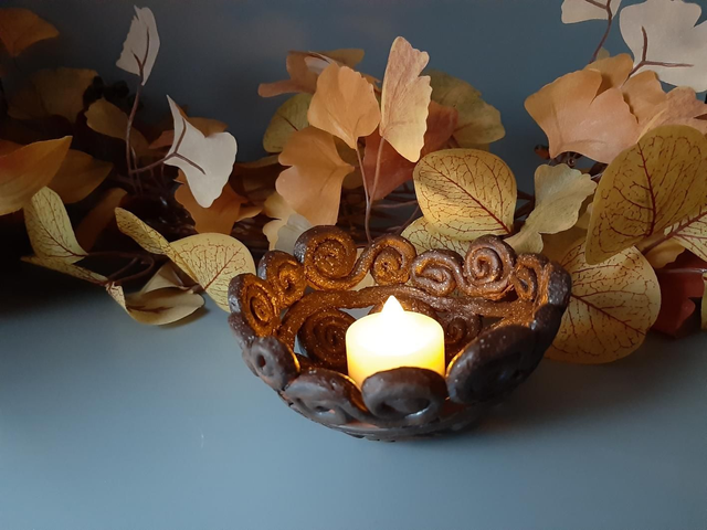 Teelichthalter "Herbst"