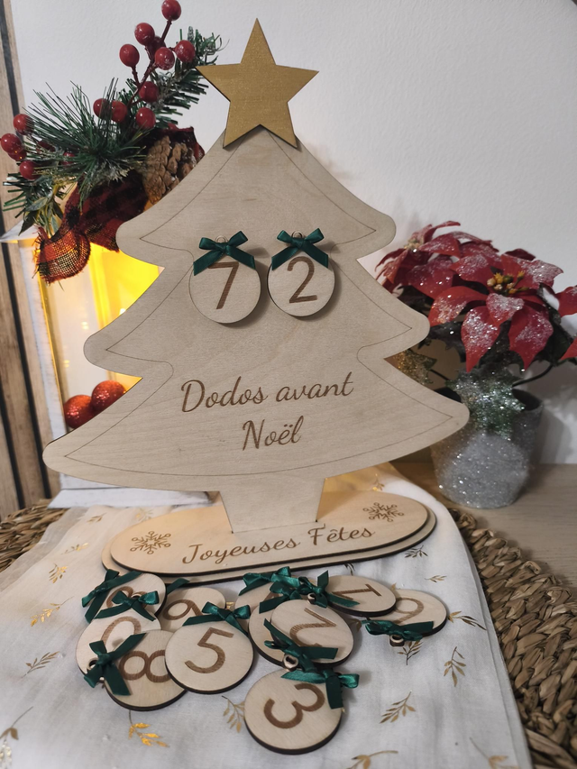 🎄 Le sapin enchanté du décompte de Noël 🌟