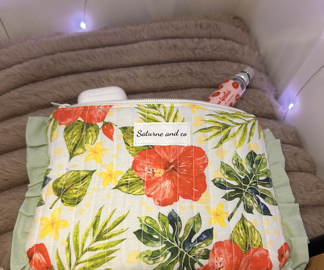 Pochette Plate à Froufrou Minty