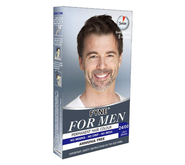 Fyne For Men Permanent Hair Colour (24/00 Light Brown)