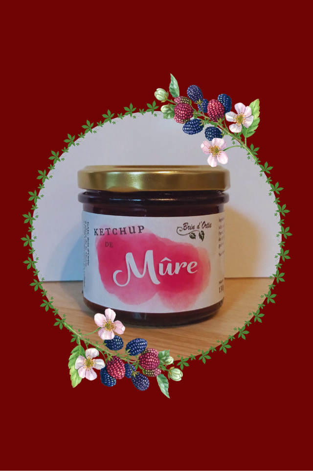 Ketchup de mûres sauvages