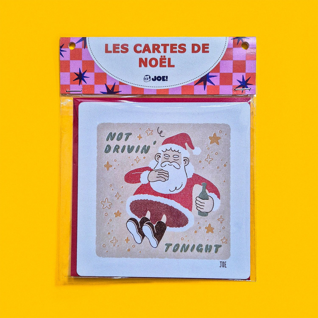 Carte de Noël - Not drivin' tonight
