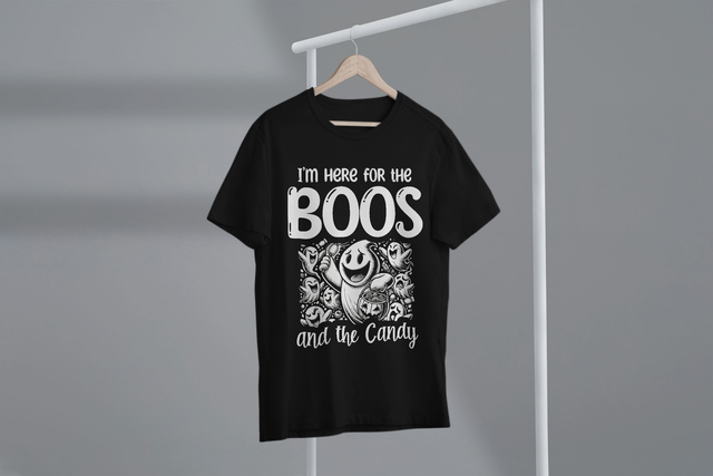 I’m Here for the Boos and the Candy, Halloween Fun
Ich bin wegen der Buhrufe und Süßigkeiten und des Halloween-Spaßes hier