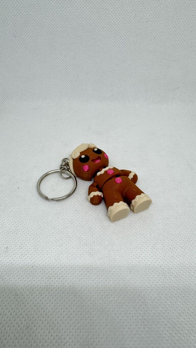 Porte clés pain d'épice