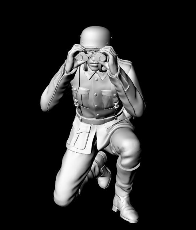 3DiMontis - 1/16 WW2 German PAK38 Gunner 1