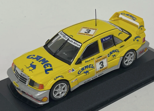 Mercedes Benz 190 E Evo 2 Camel R. Asch Minichamps 1.43